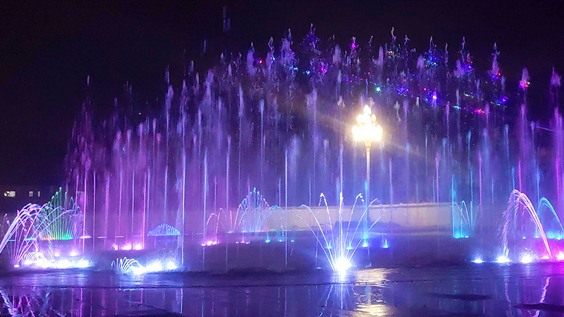 热烈祝贺，我司承建的云南澜沧大型广场旱式喷泉顺利竣工！