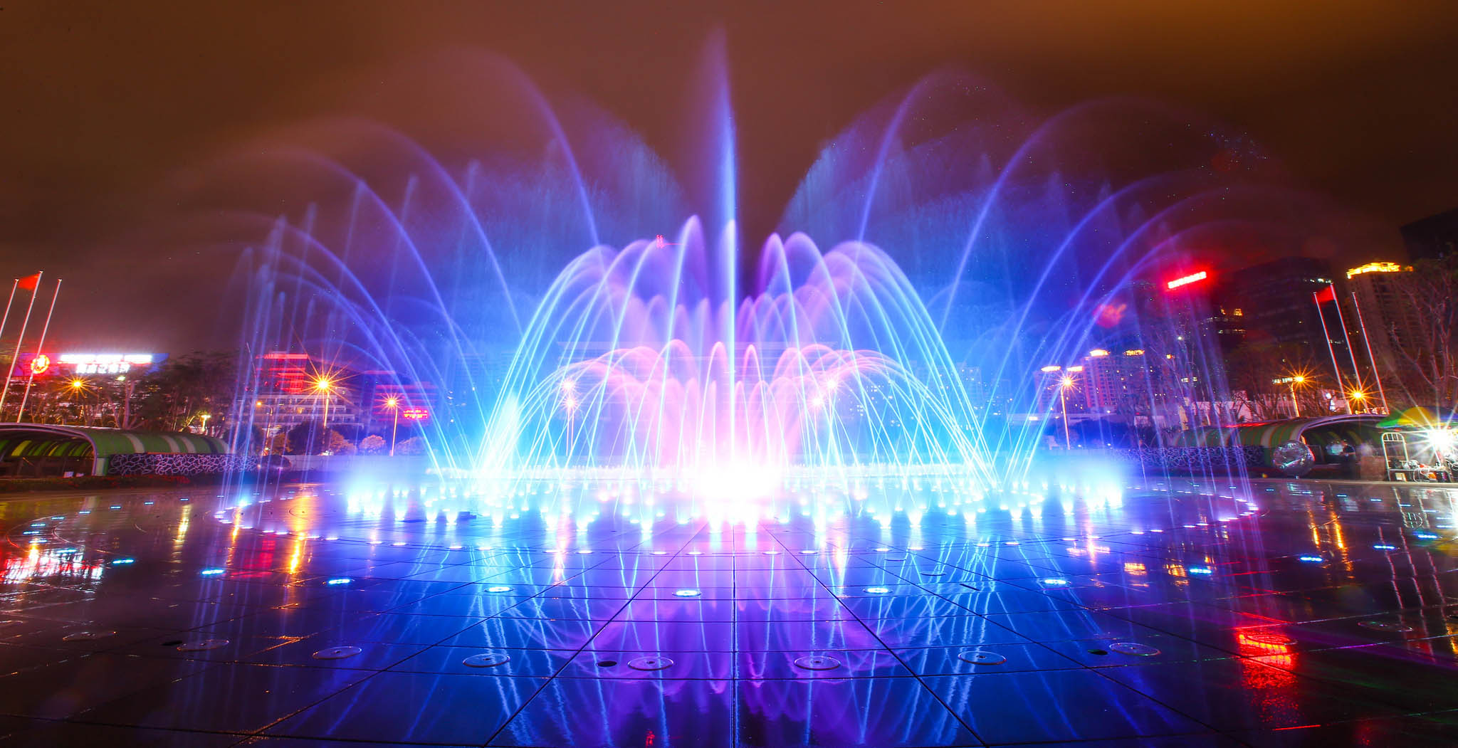 小型音乐喷泉,吉林市音乐喷泉,荷花音乐喷泉_大山谷图库