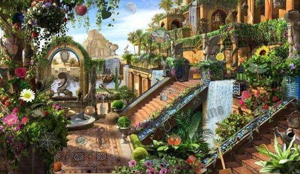 巴比伦空中花园复原概念图